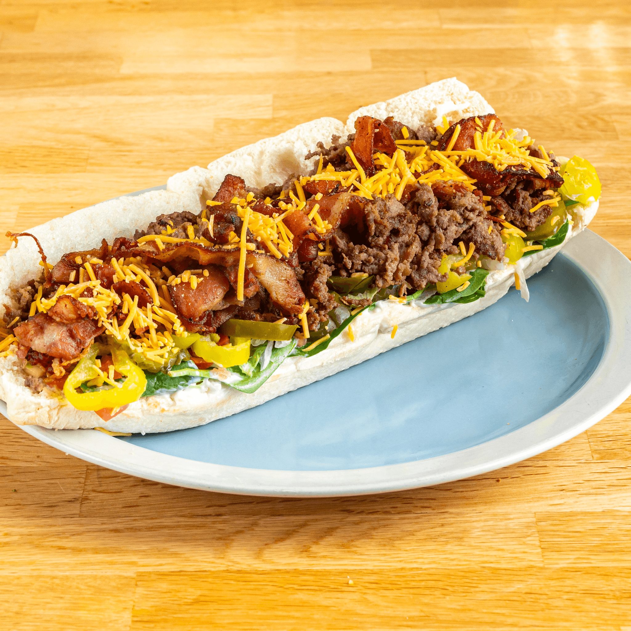 Steak & Bacon Sub.