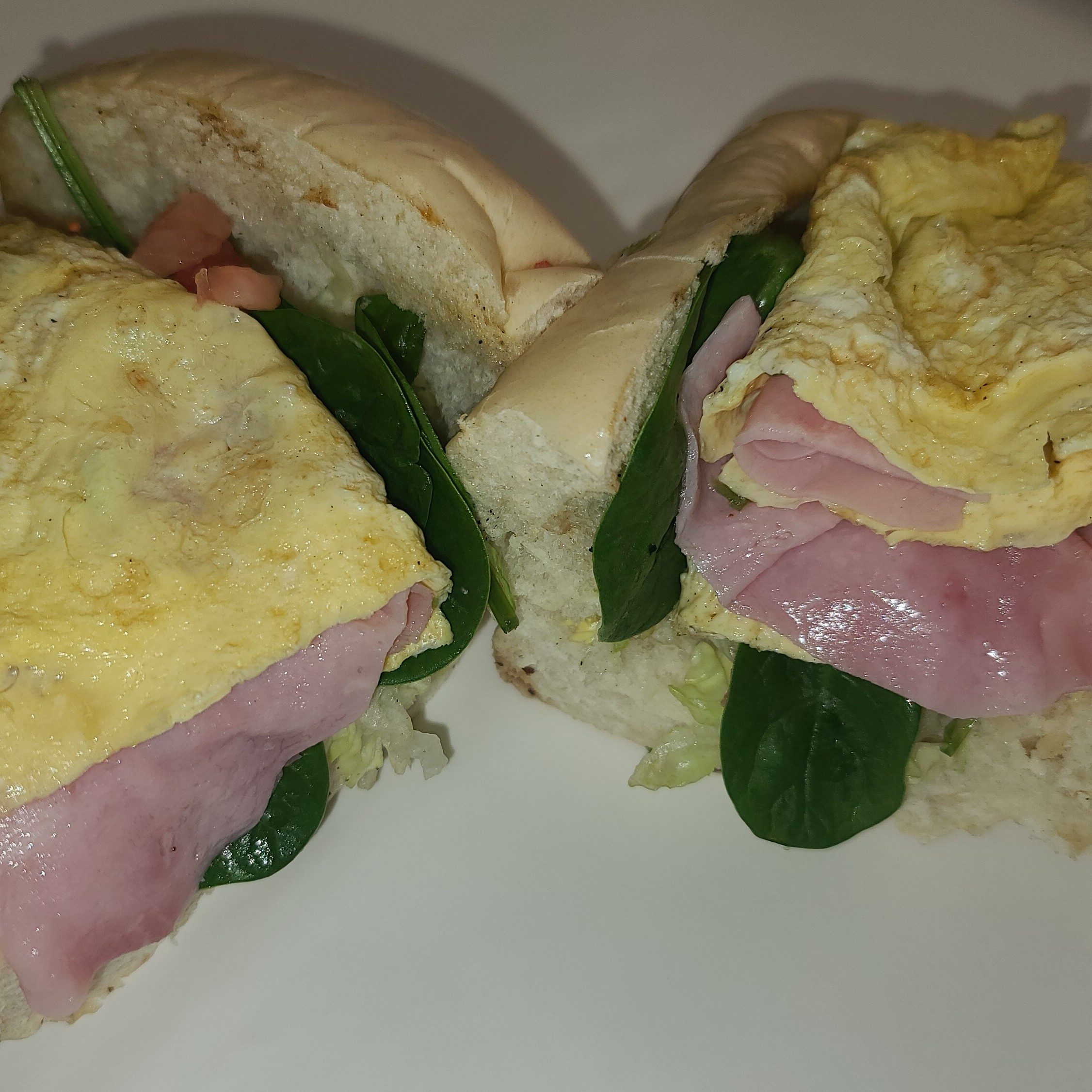 Ham & Eggs Breakfast Sub.