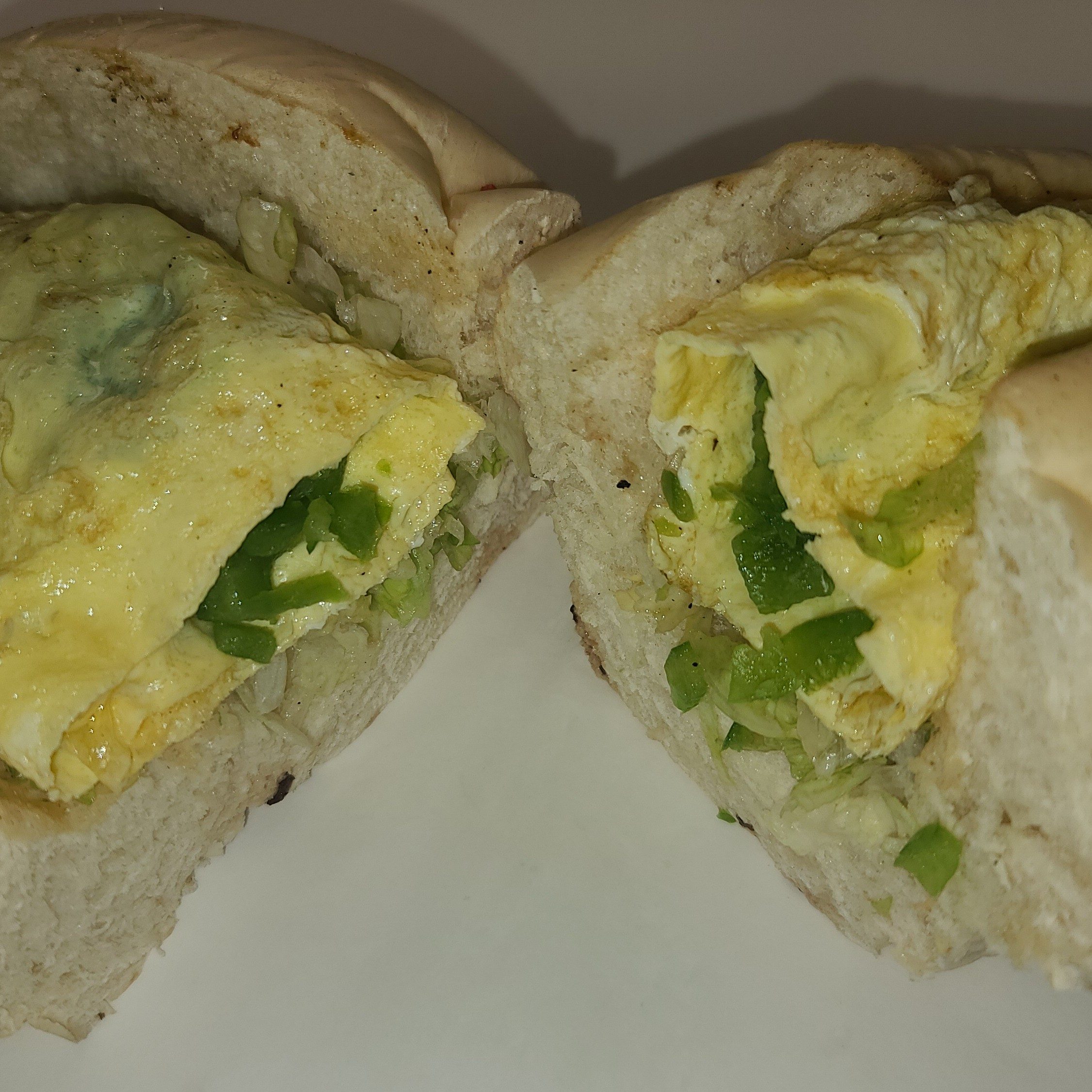 Pepper & Eggs Breakfast Sub.