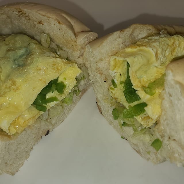Pepper & Eggs Breakfast Sub.
