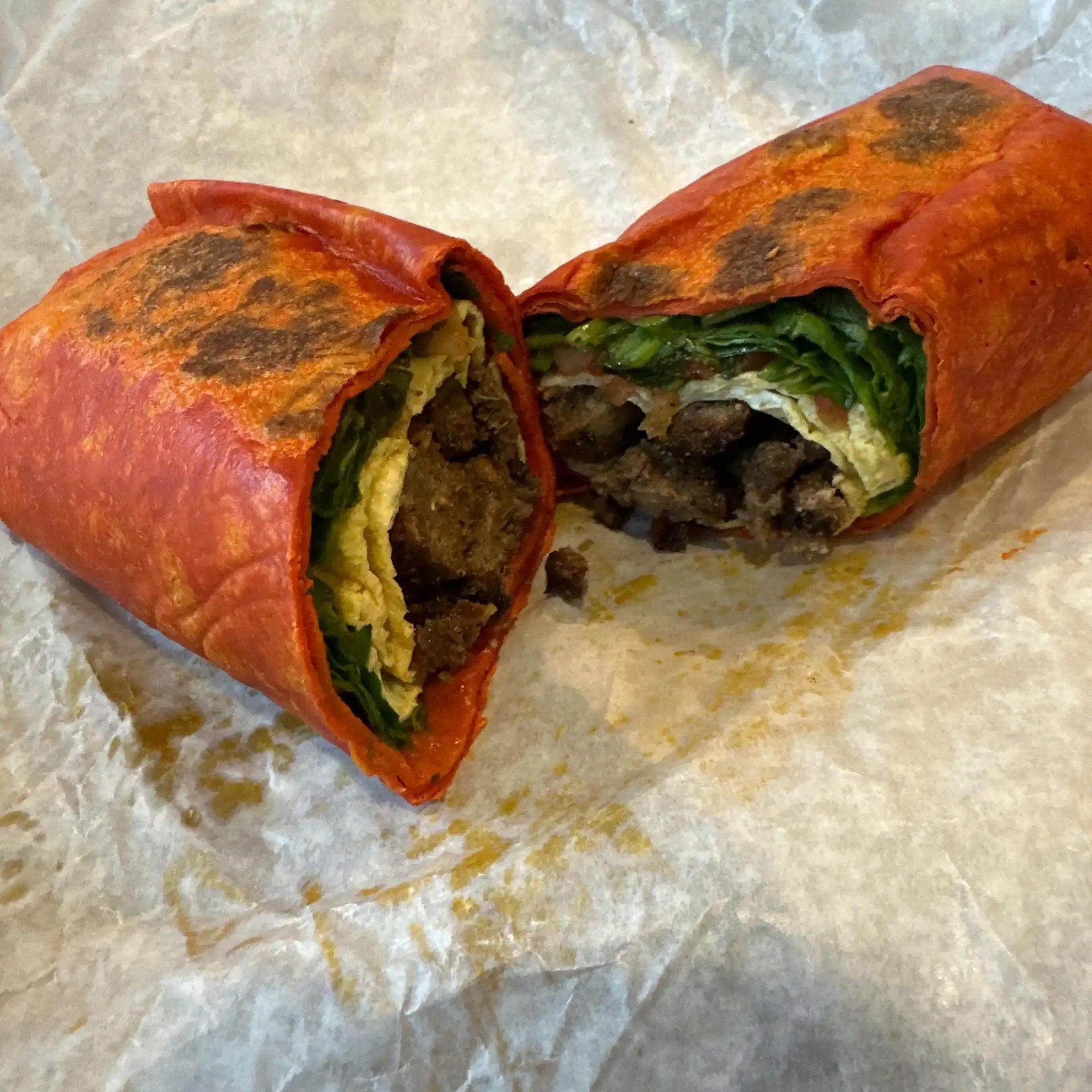 Sausage & Eggs Breakfast Sub.