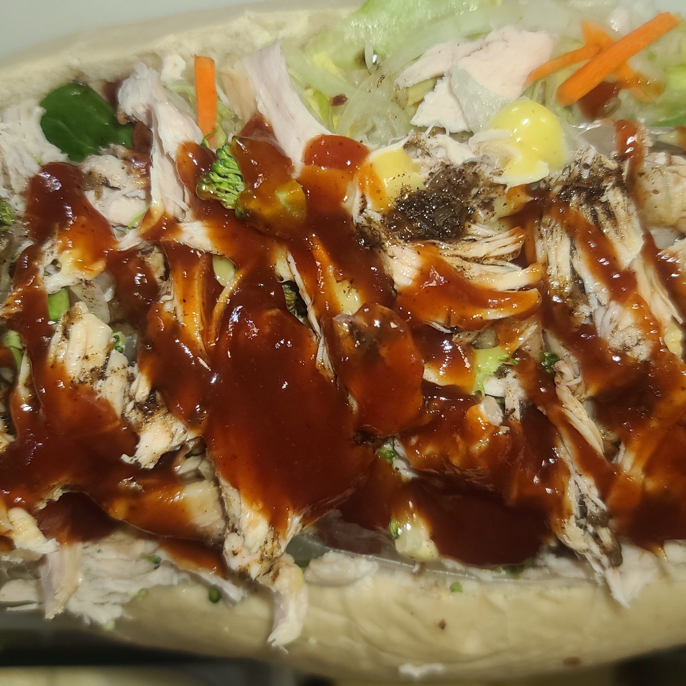 BBQ Chicken Sub.