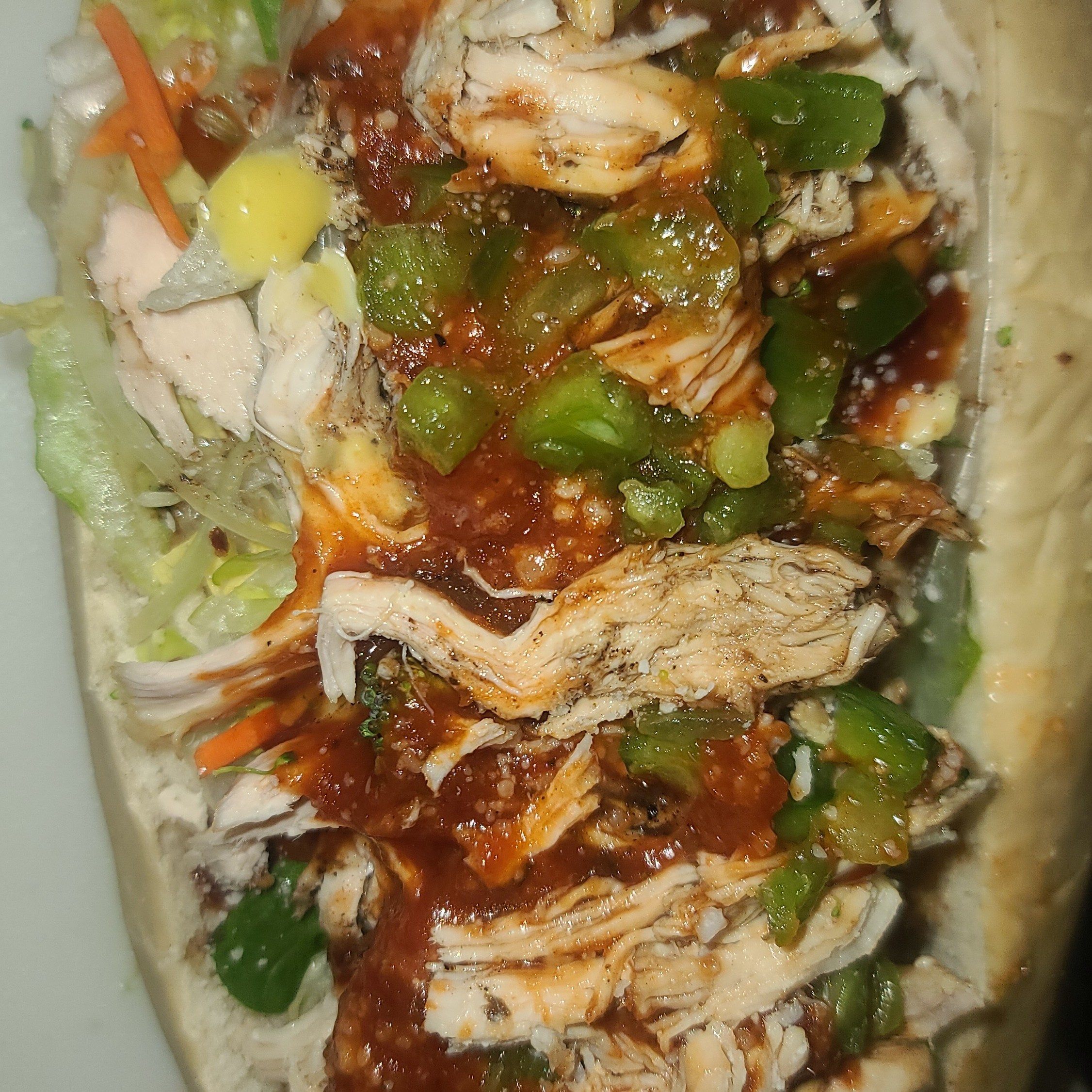Chicken Fajita Sub.