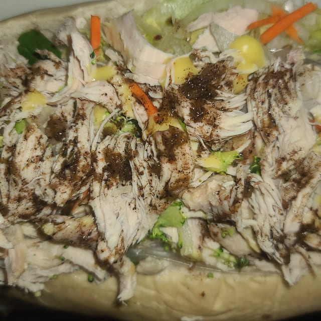 Hot Jerk Chicken Sub.