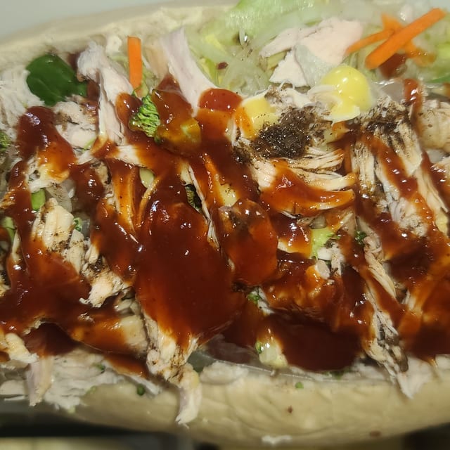 Honey BBQ Chicken Sub.