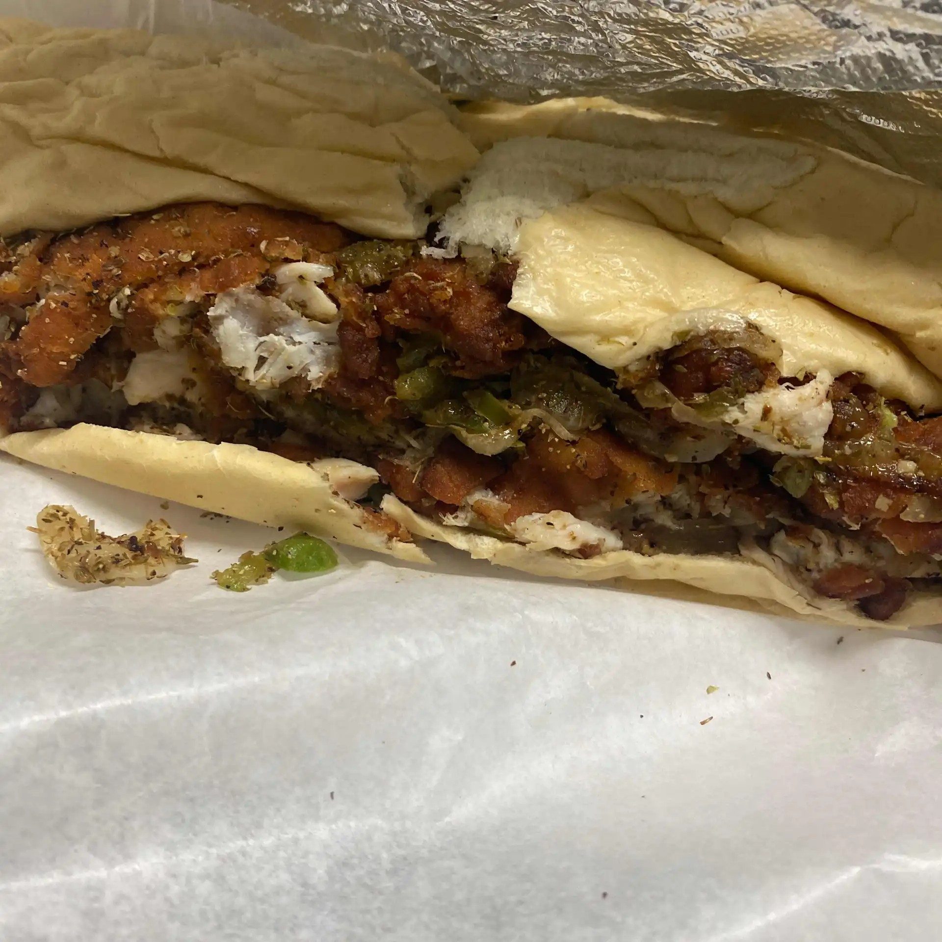 Breaded Chicken Strip Sub.