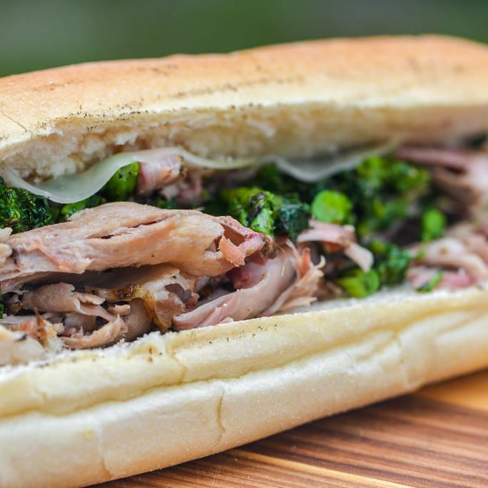 Chicken & Broccoli Sub.