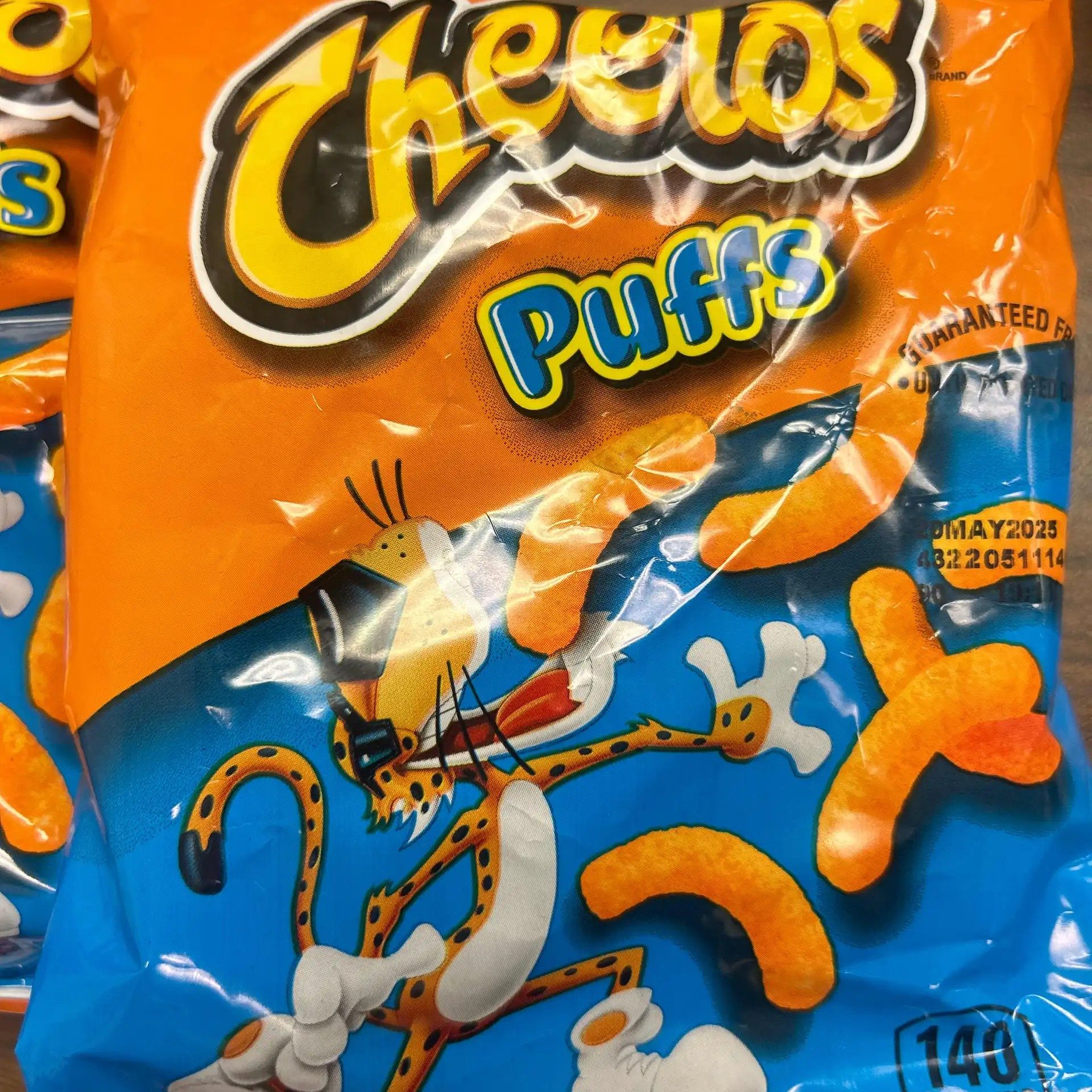 Cheetos Puffs.