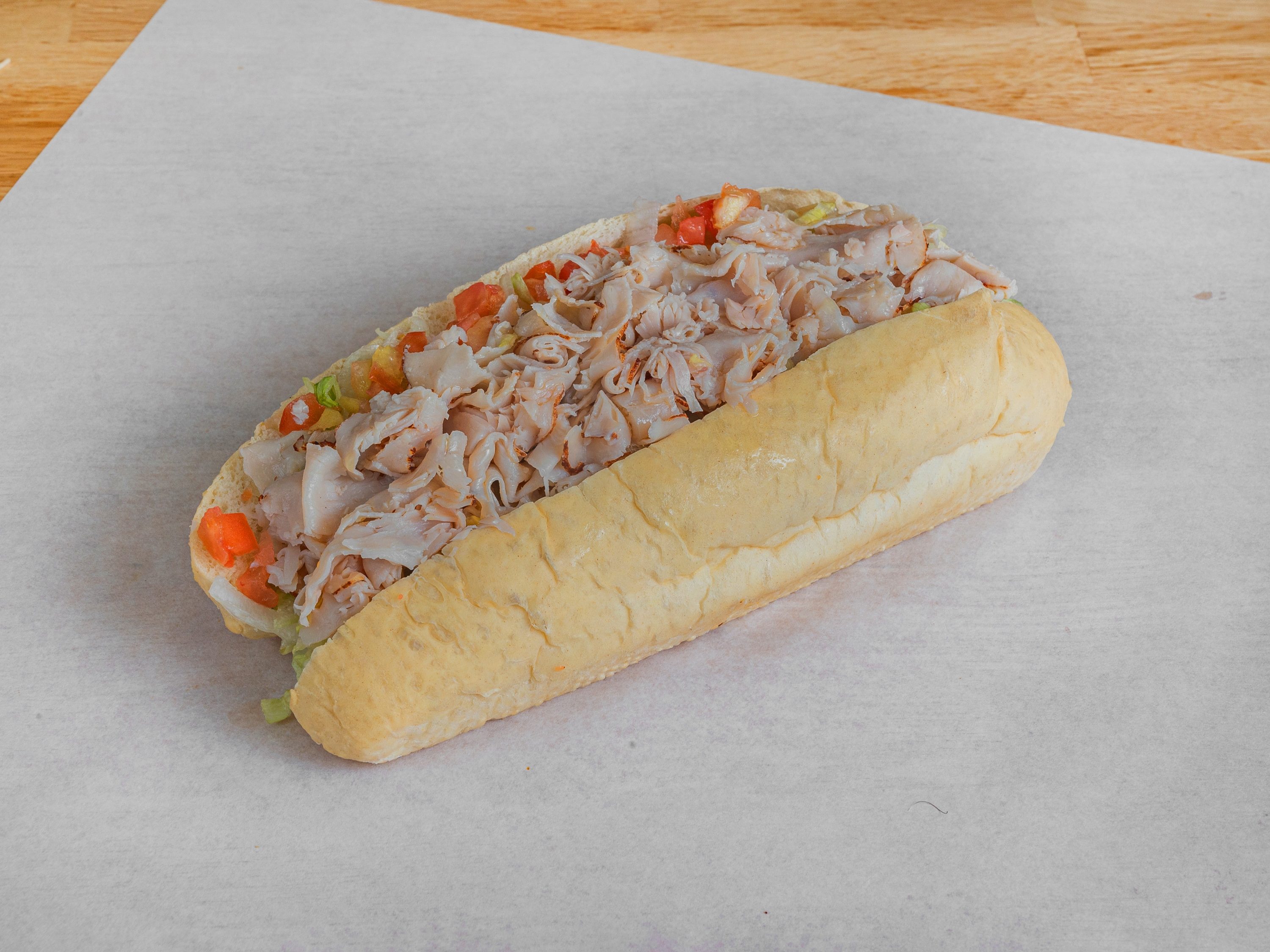 Hot Turkey Sub.